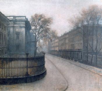 Vilhelm Hammershoi : Street in London